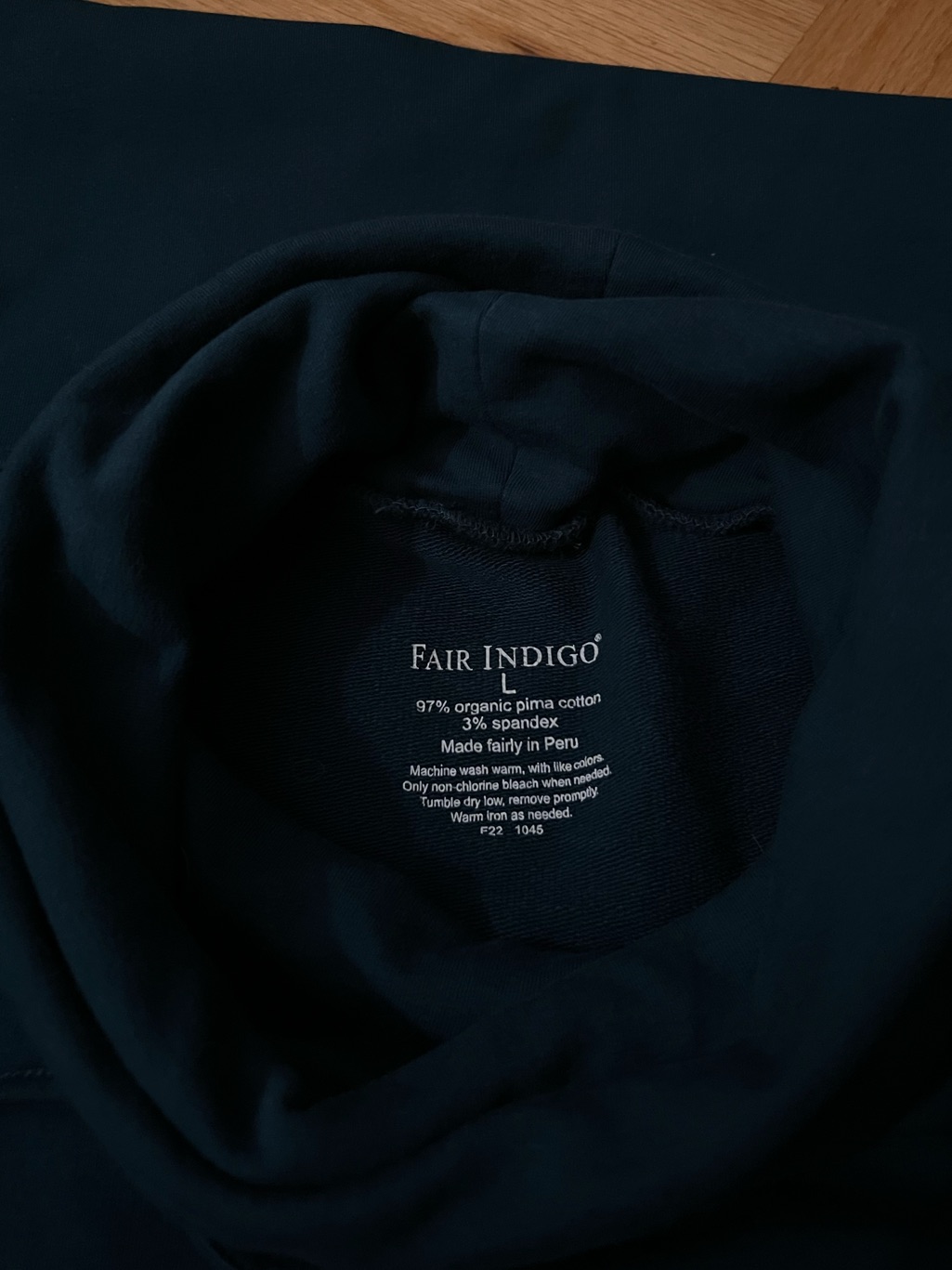 Fair Indigo Women's Organic French Terry Weekend Dress — image 4 of 8